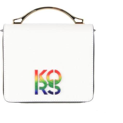 michael kors optic white bag|michael kors white rainbow purse.